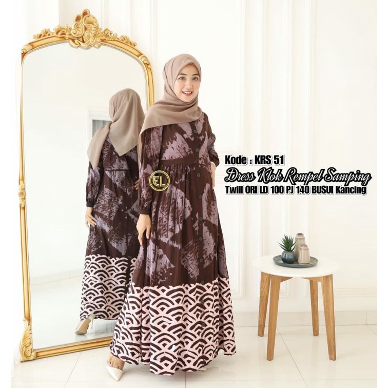 GAMIS TWILL ORI ELZHAF | GAMIS ELZHAF | GAMIS BATIK | GAMIS ADEM | DASTER KEKINIAN | TWILL PEKALONGA
