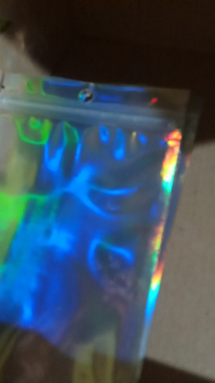 Hologram Ziplock/ziplock Alumunium Foil/pouch Zip Lock Hologram Packing/holographic Ziplock Laser