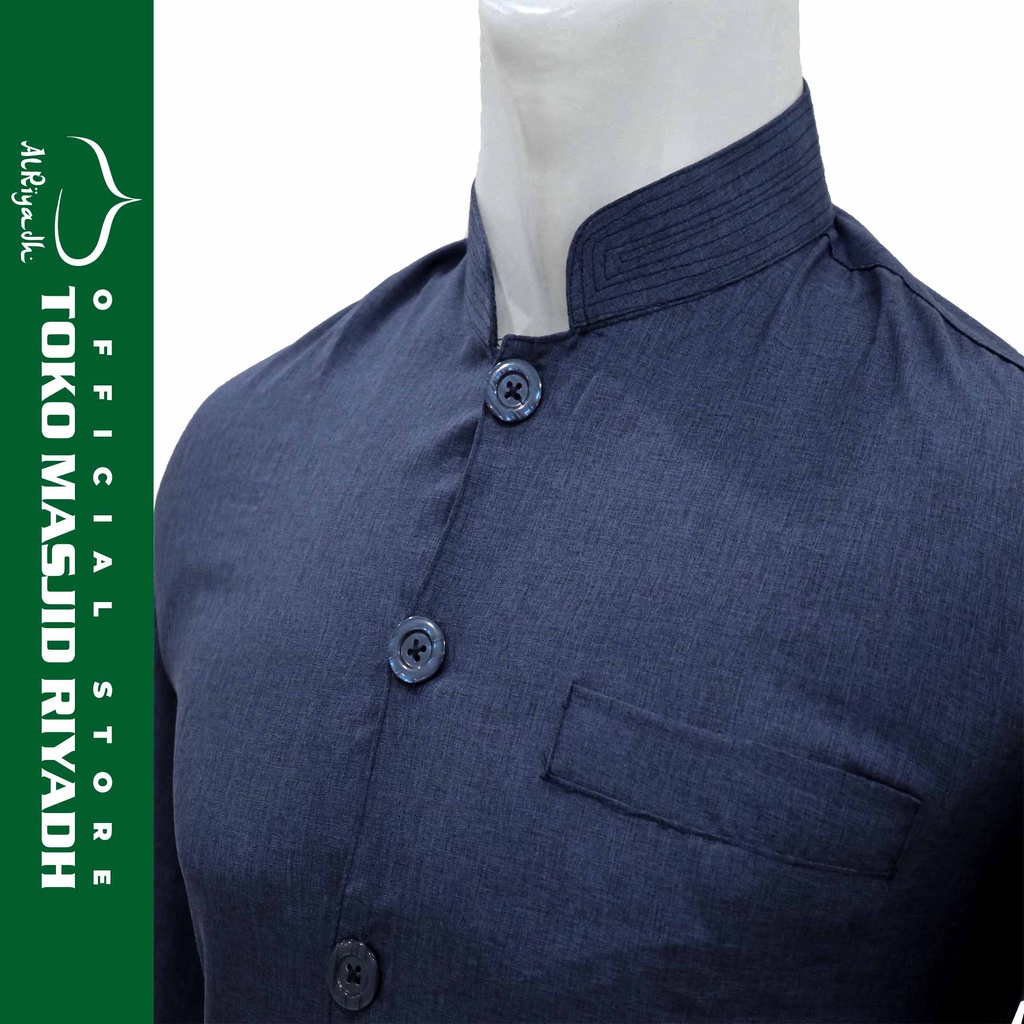 Baju Jas Koko ZAWEEYA Executive Kain Madina Polos Putih Polos Warna