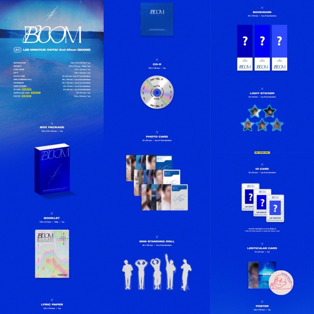 [PO] LEE MINHYUK (BTOB HUTA) 2nd Album - BOOM