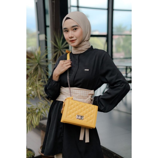 Ayumi Tas Wanita Selempang Murah My Qeena Kekinian Original Ransel Kerja Kecil Pesta Kondangan Kulit