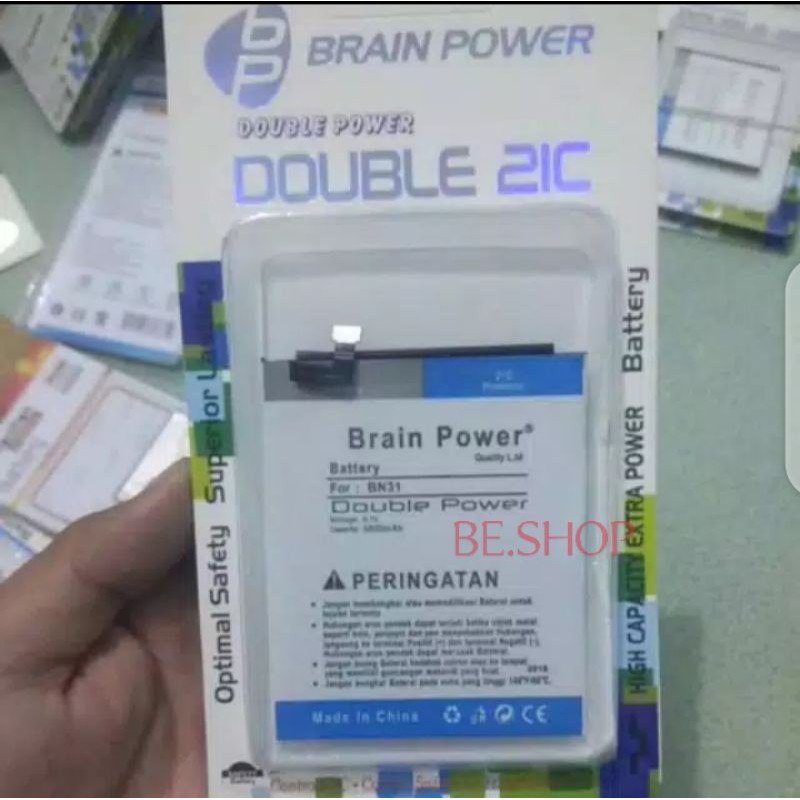 Baterai Batre Brain power Xiaomi BN31 BN 31 XIAOMI REDMI NOTE 5A MI 5X Ml A1 Battrey hp