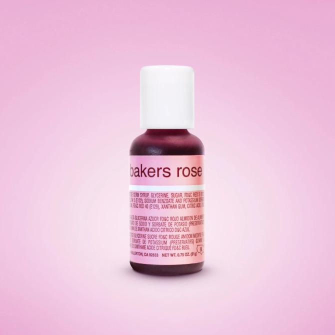 

Bakers Rose Chefmaster Liqua-Gel Food Coloring 20 ml TERLARIS TERPERCAYA ORIGINAL