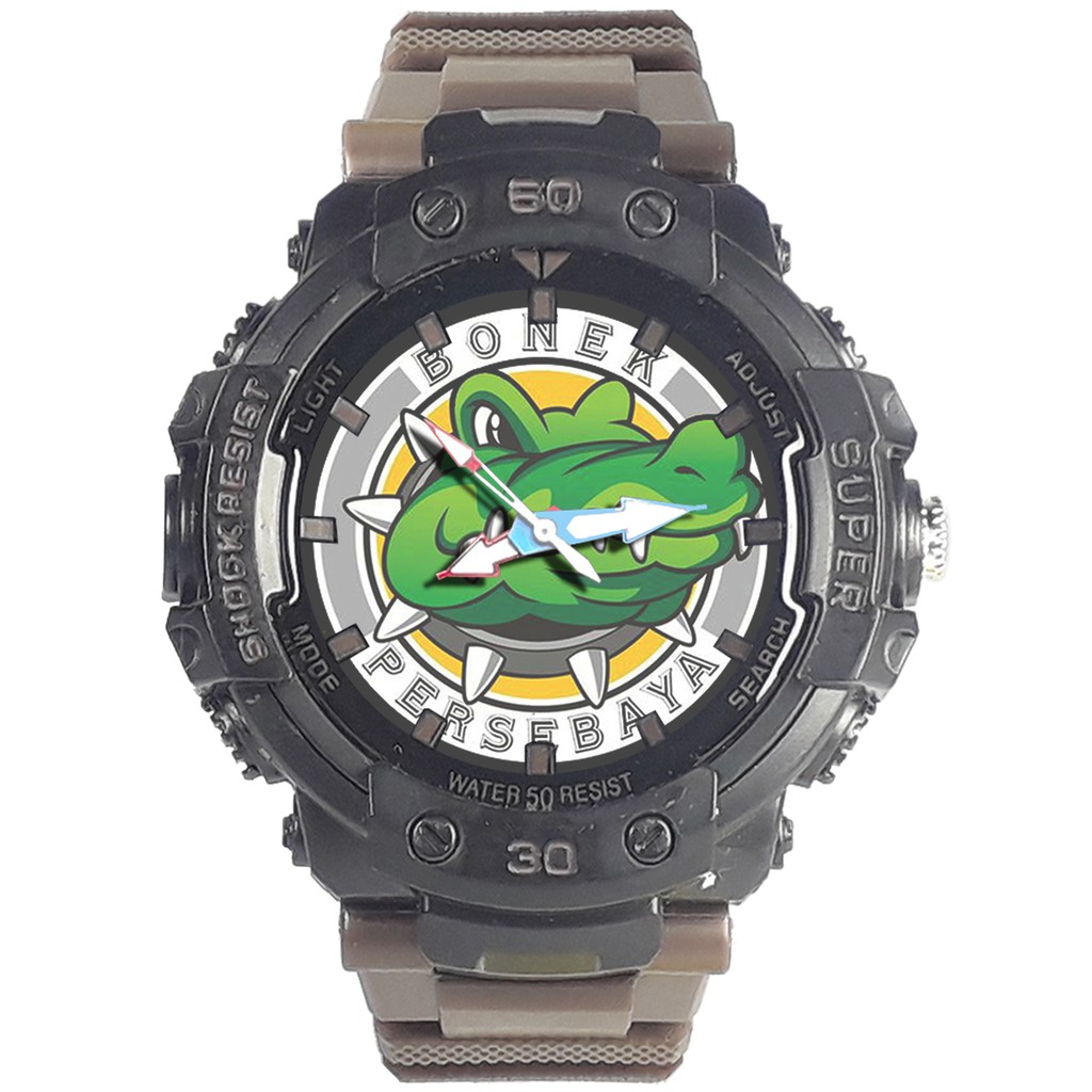 Jam Tangan  PERSEBAYA MOTIF 1 Bagus