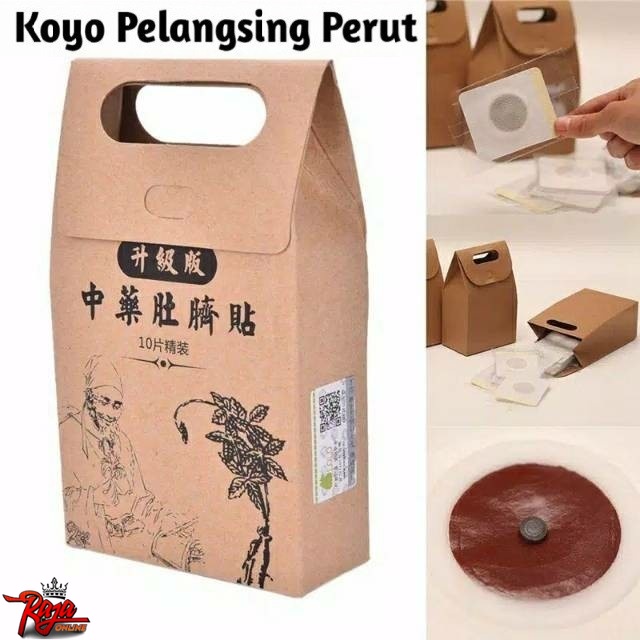 KPP4 - Shou Shen Tie Koyo Pelangsing 10 Pcs Pengecil Pembakar Lemak