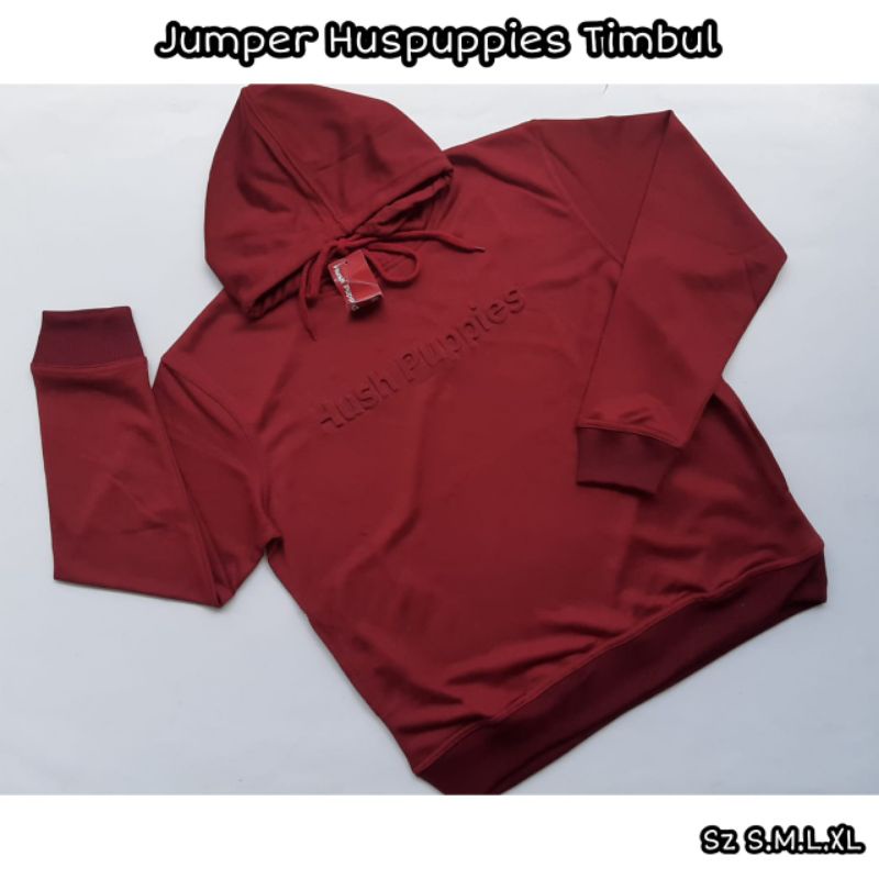 JUMPER HUSHPUPPIES TIMBUL / JAKET HUSH PUPPIES ORI / JAKET BRANDED MURAH / HODIE HUSH PUPPIES