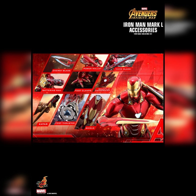 Aksesoris Hot Toys Iron Man Mark 50 Accesories