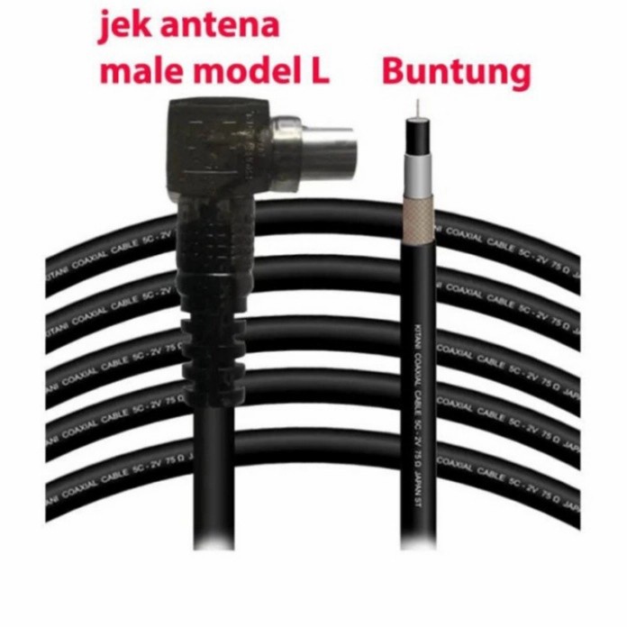 KABEL ANTENA TV KITANI 5C ( COAXIAL CABLE ) 20Meter