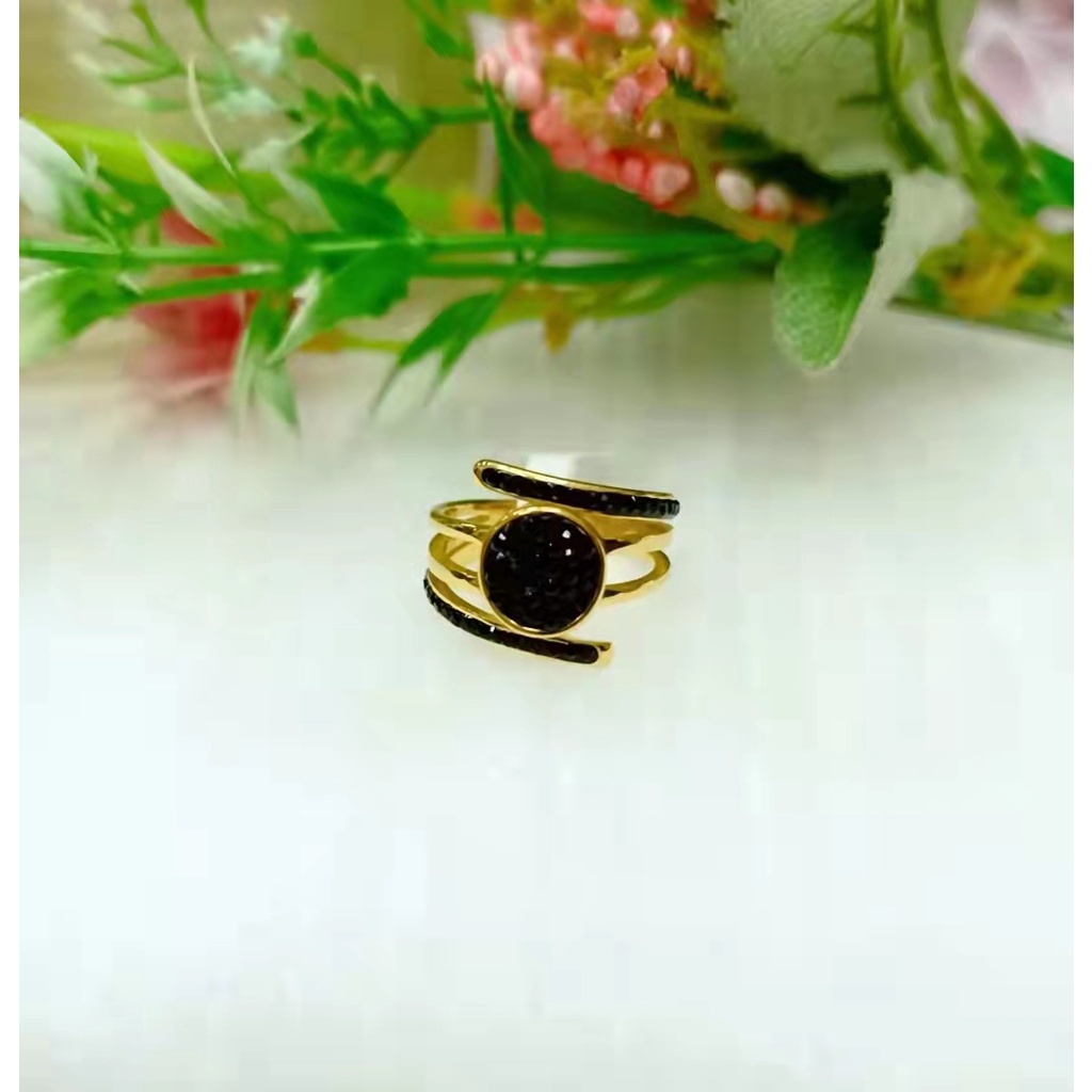 Cincin  titanium full mata T0017