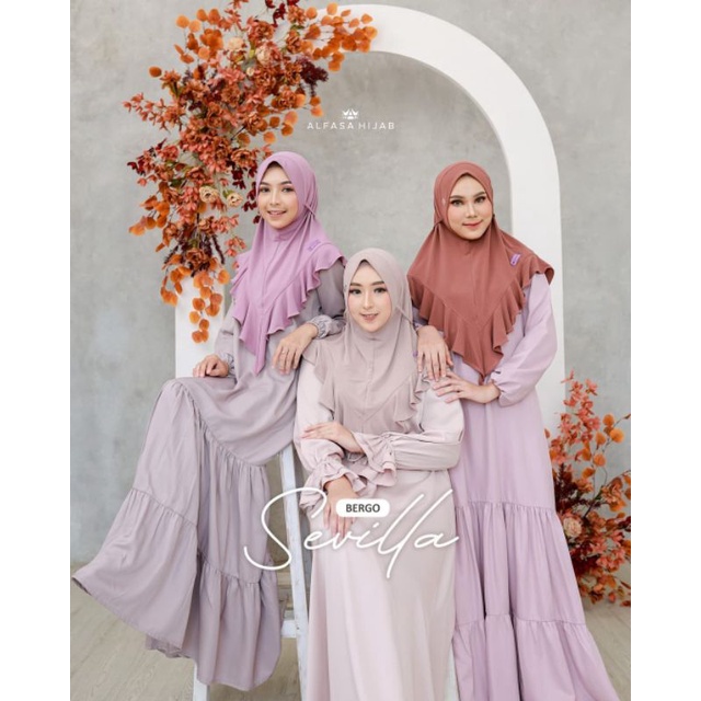 Sevila hijab by Alfasa /hijab instan/hijab daily