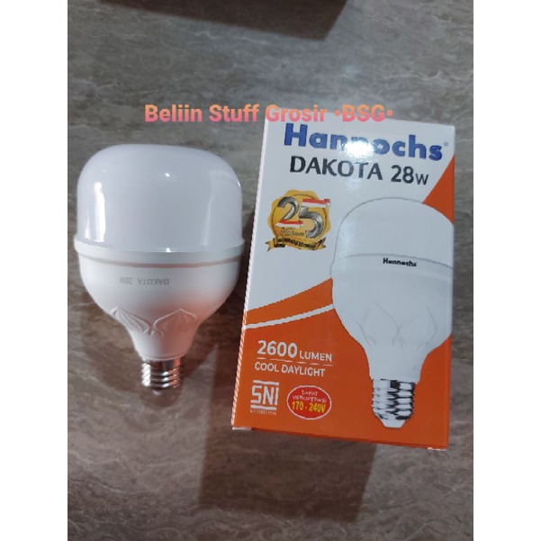 Lampu LED Hannochs DAKOTA Hemat Energi 28 Watt - Cahaya Putih