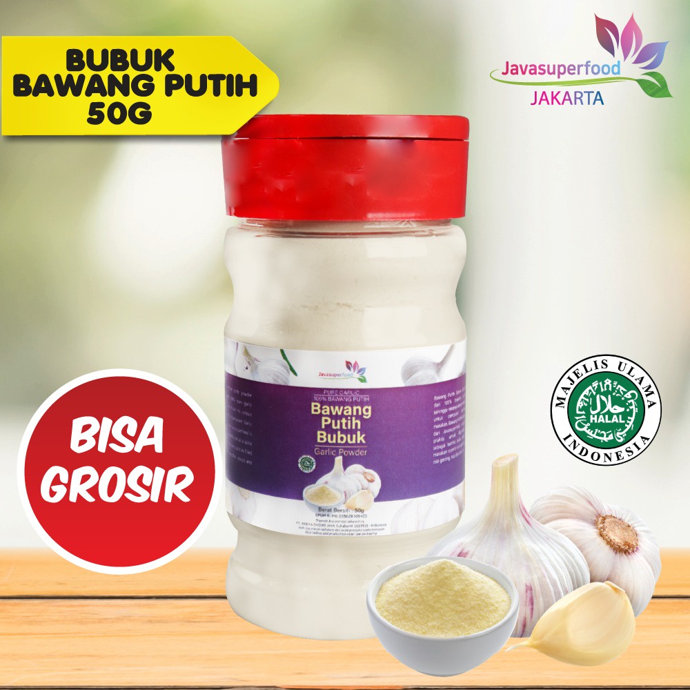 

PROMO Bawang Putih Bubuk | Garlic Powder | Bubuk Bawang Putih 50g