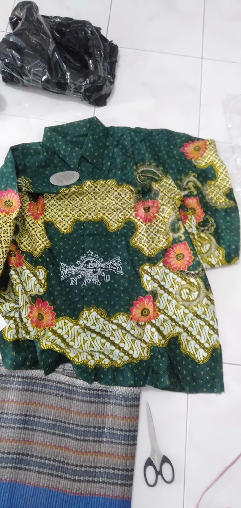 ´promo¿ Baju Batik Nu Motif Bunga Bangsa Katun Dobby Satin Istimewa