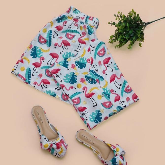 rayon motif animal / kain katun motip hewan / bahan rayon lembut - kuda poni