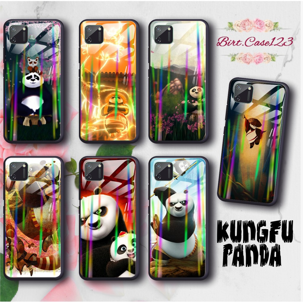 BC Case Gambar KUNGFU PANDA back case glass aurora vivo y91 y93 y95 y91c y71 y81 y12 y15 y17 y53 ETC