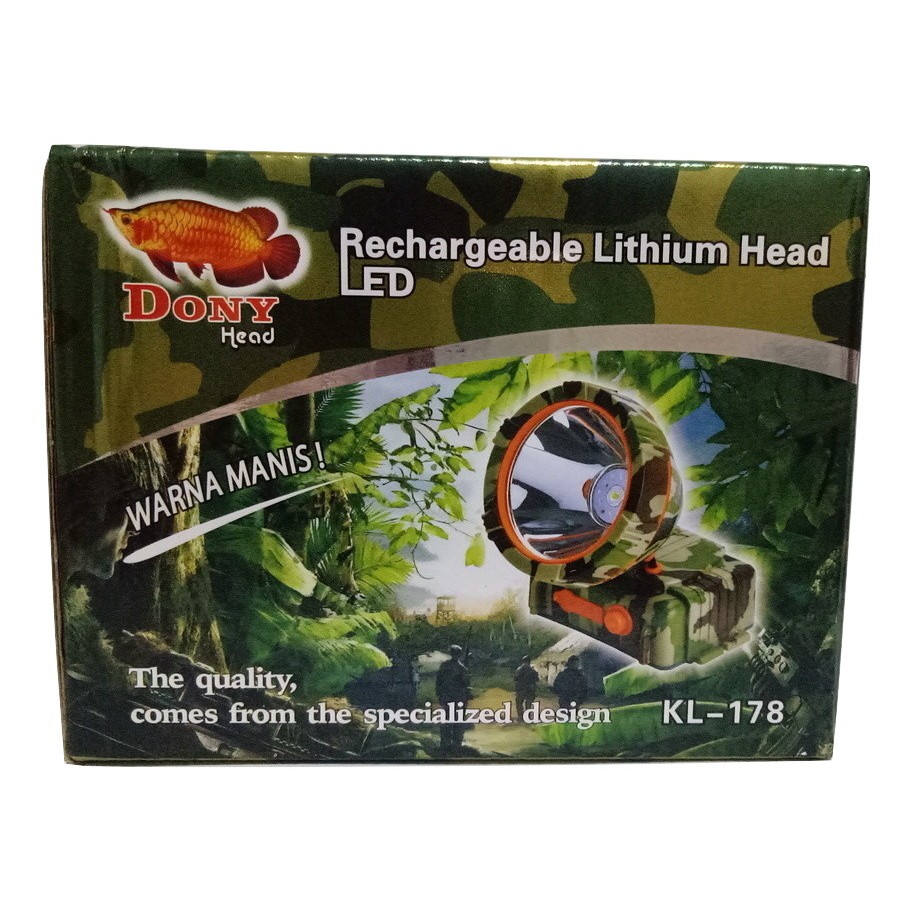 Senter Kepala Dony KL-178 Warna Manis