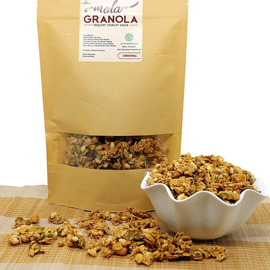 

kodeb0B5n--Mola Granola 400 gram / Menu Sarapan Sehat Atau juga Untuk Cemilan Diet