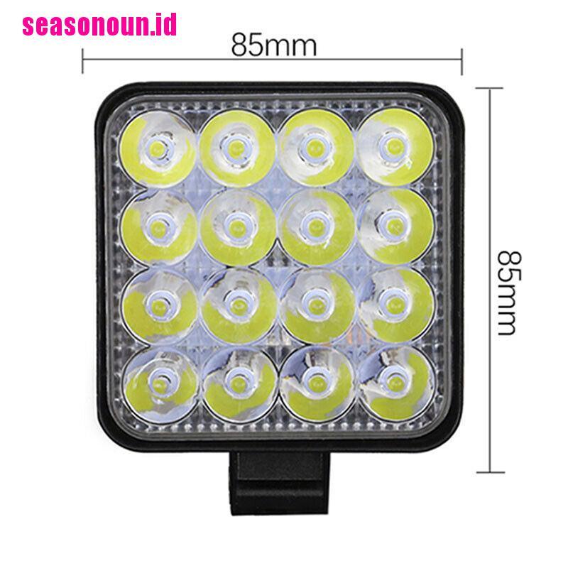 (seasonoun) Lampu Sorot 16-led 48W Untuk Mobil ATV Off-Road