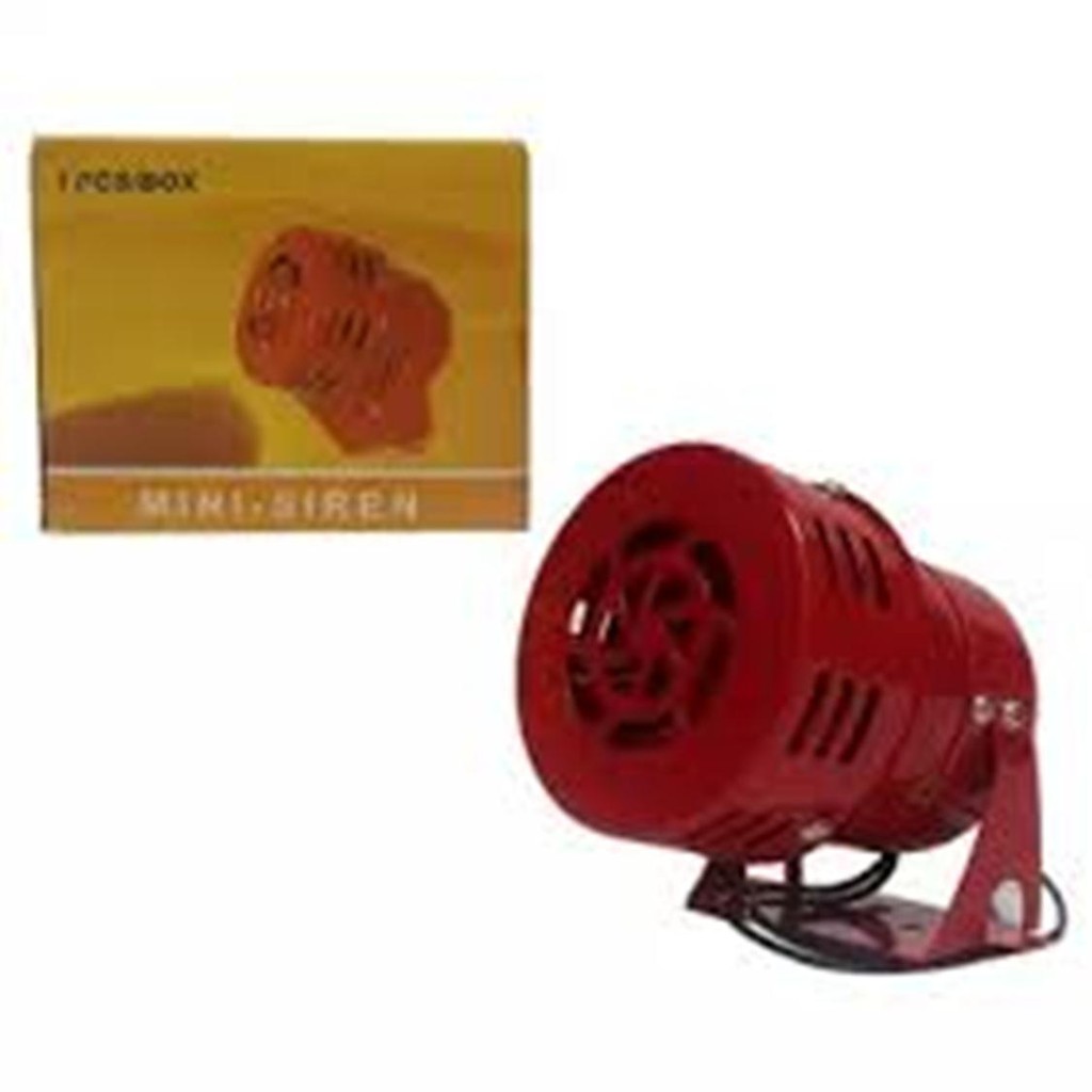 Baby Mini Motor Sirene Sirine MS-190 3 inch 12DC 24DC 220AC Red Metal Alarm