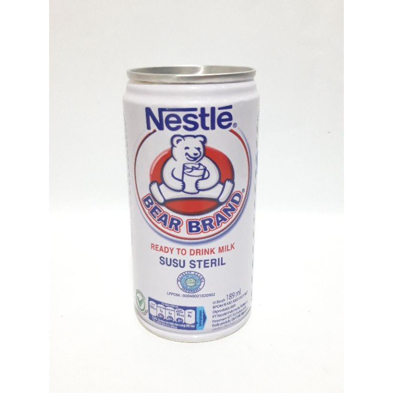 

Susu Steril Bear Brand 189 ml