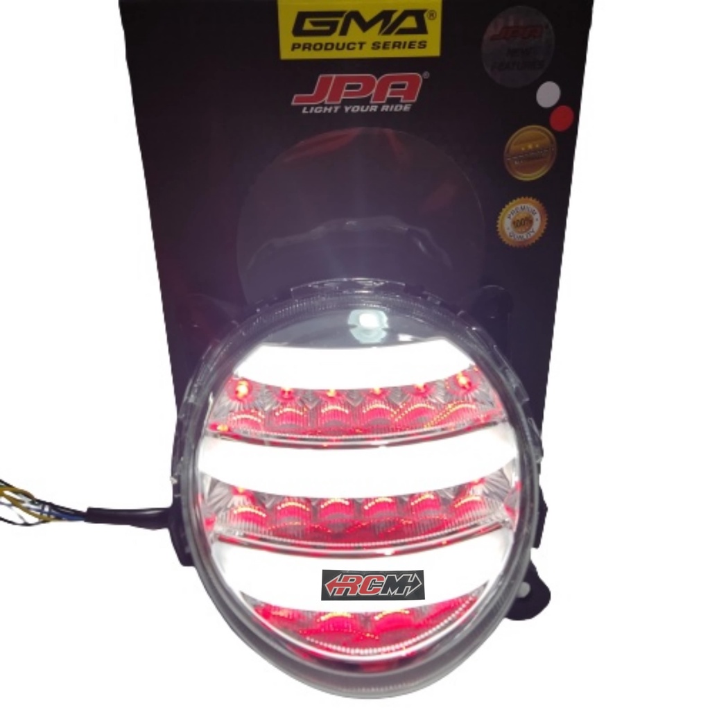 STOPLAMP STOP LAMP LAMPU BELAKANG BLK BLKG LED JPA GMA SCOOPY 2020 2021 2022 PUTIH WHITE RED MERAH SENJA ORI ORIGINAL JPA ASLI