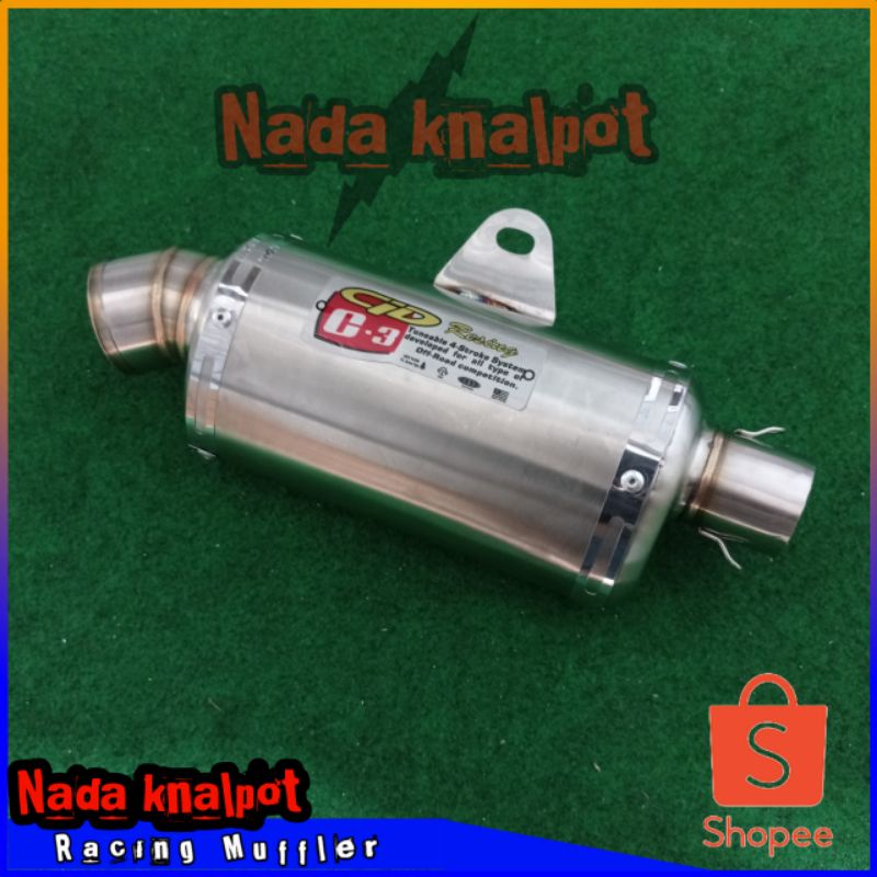 Knalpot CLD C3  Tri oval inlet 38 Slencer Only/ Slimcer CLD C3/ Silincer CLD C3