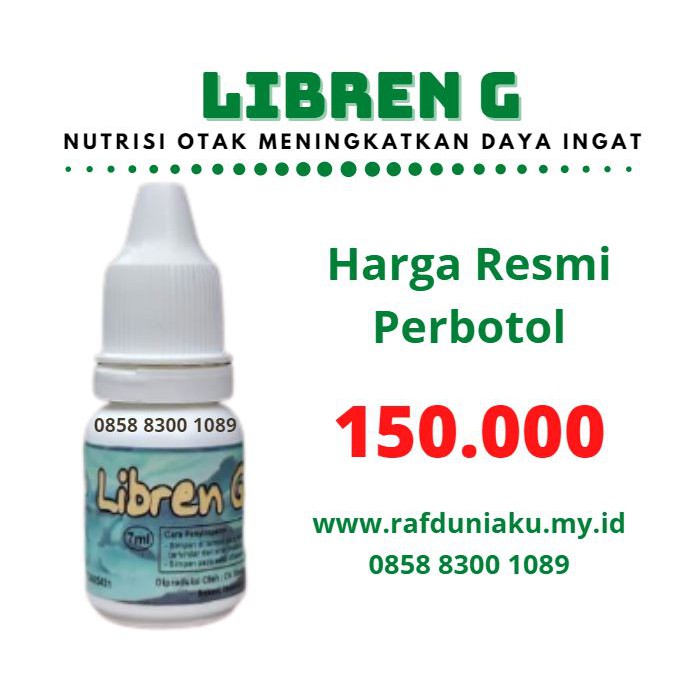 

LIBREN G EXTRAK DAUN PAPAGAN UNTUK NUTRISI OTAK