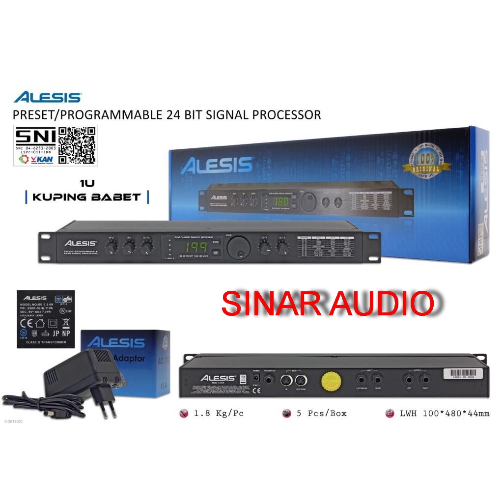 Effeck Vocal alesis microverb4 Kuping Babet Original Alesis made in USA