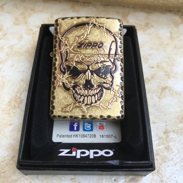 Zippo Motif Grafir SKULL Zippo Premium Zippo Antik COD