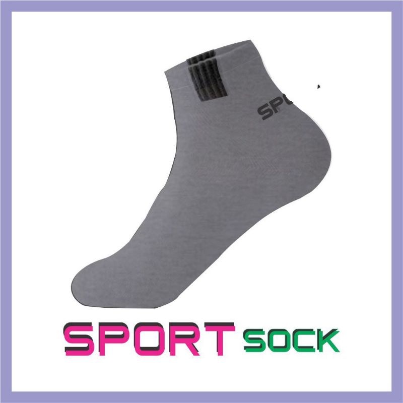 Kaos Kaki Olahraga Sport / Gym Fitness Futsal Sepakbola Basket Bulutangkis Badminton Lari Senam