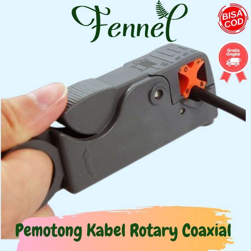 Pemotong Kabel Rotary Coaxial Cable Stripper Cutter RG58