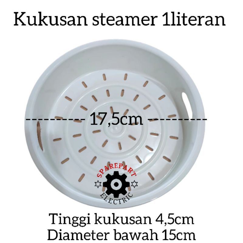 WADAH KUKUSAN STEAMER UKURAN 1LITERAN UNTUK MAGIC COM / RICE COOKER MULTI UNIVERSAL