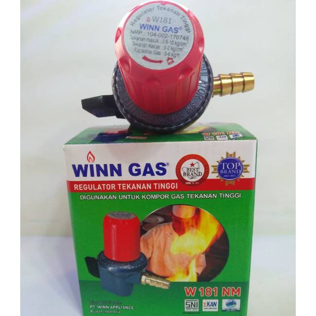 Winn Gas - Regulator Winn W181NM Kompor Gas Tekanan Tinggi