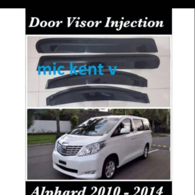 Talang air side visor Alphard injection