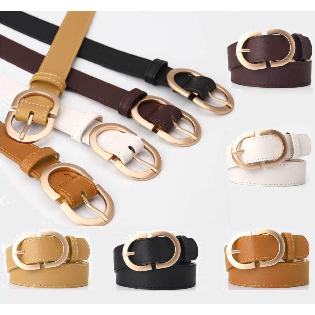 HOPYLOVY - Ikat Pinggang Vintage Belt Jeans Unisex / Belt Kekinian Fashion Korea Marvey