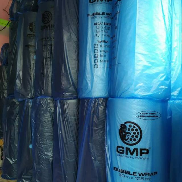 

Bubble Wrap Gmp Meteran Termurah Bogor Hitam & Putih Panjang 1meter x 1,25meter