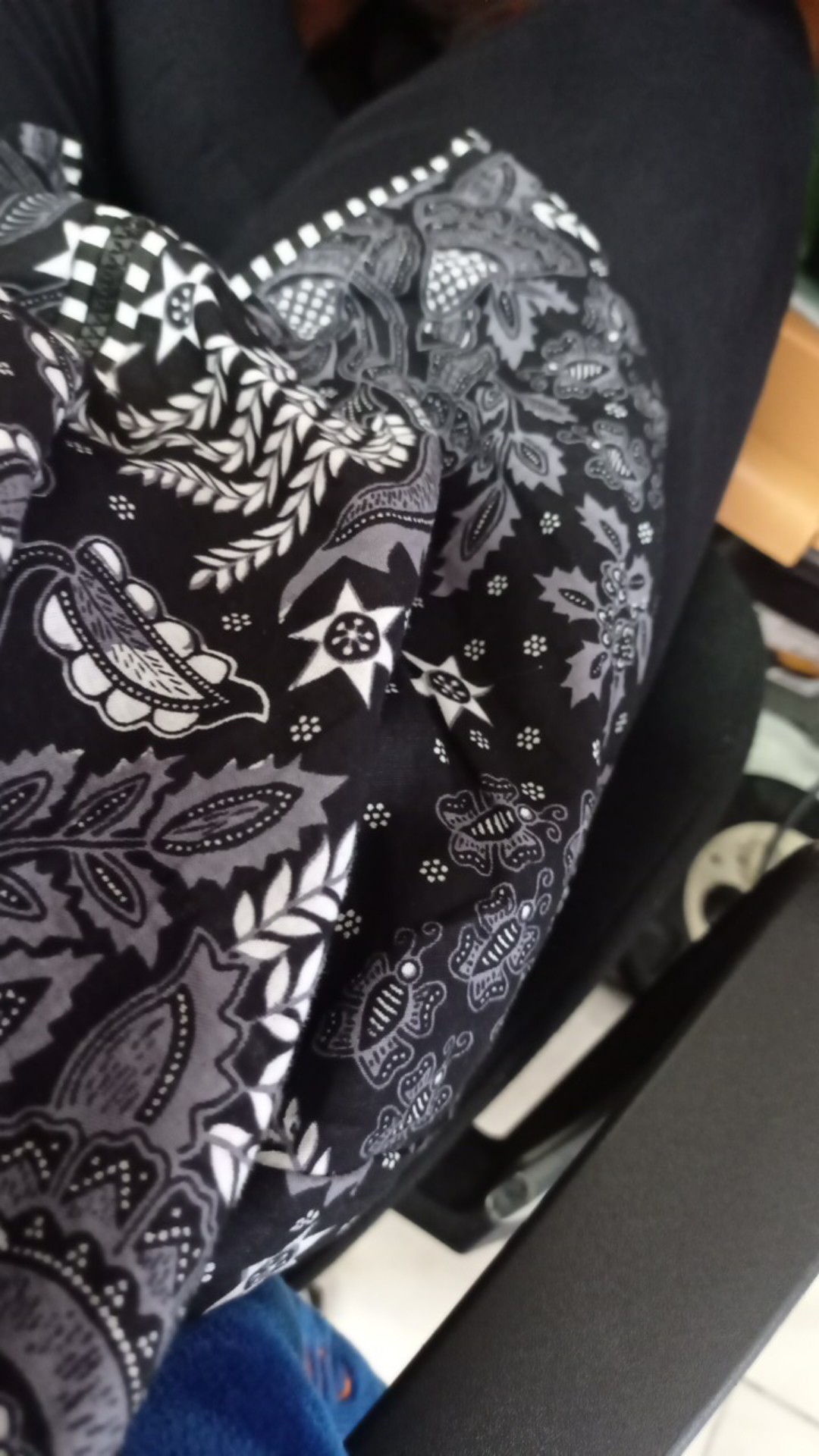 Tey-17 Batik Wanita Asj Sa Hrb026 Kenongo Kemeja Tosca Pendek