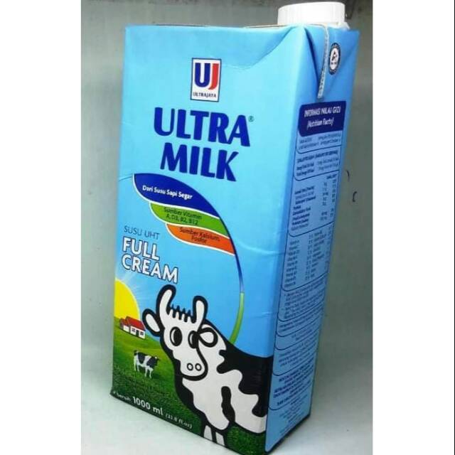 Susu Ultra Uht Full Cream Putih Plain 1000ml 1lt 1 Liter Shopee Indonesia