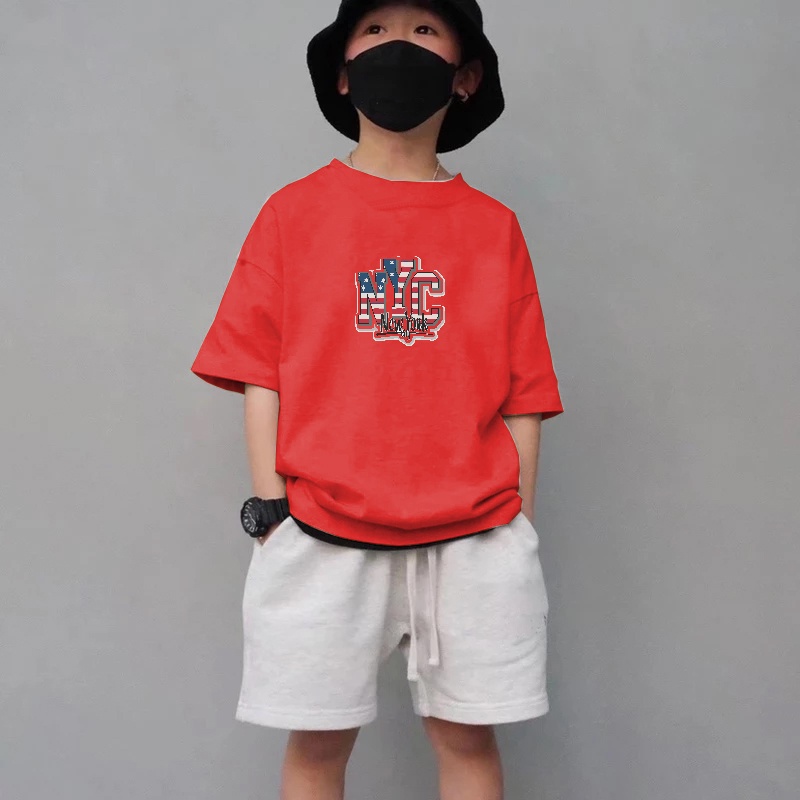 Kaos anak Newyork Kaos anak Unisex usia 1-8 tahun