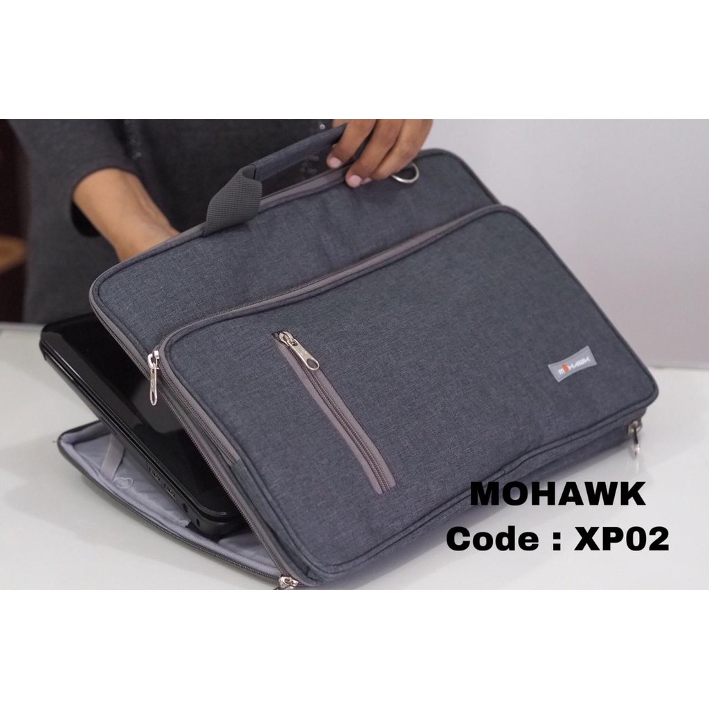 Tas laptop/ case laptop selempang Laptop MOHAWK size 12 Inch /13 Inch /14 Inch  Code XP02