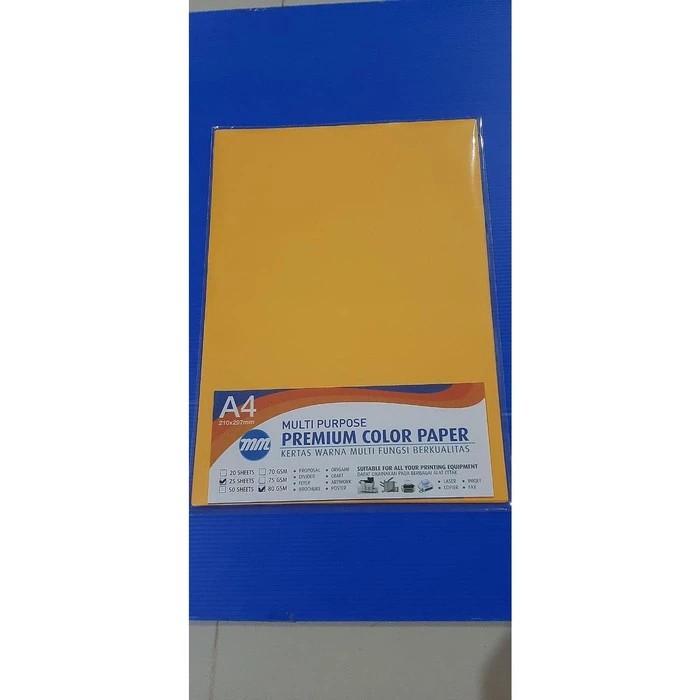 

HVS Warna 80gr MM-200 Gold (isi 50 Lembar)