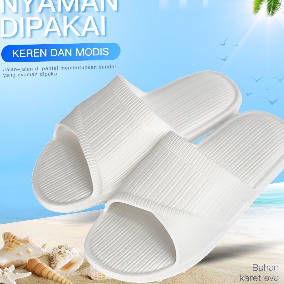 ➯ [UOOK] Sandal Rumah Sandal Selop Wanita Bahan Karet Santai Nyaman Kasual Rumah Toilet 911 ►