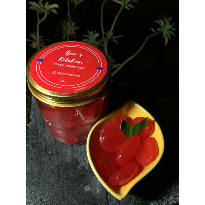 

Manisan Kolang Kaling Merah