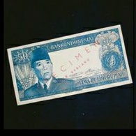 Specimen Uang Soekarno 50 Rupiah Tahun 1960. READY