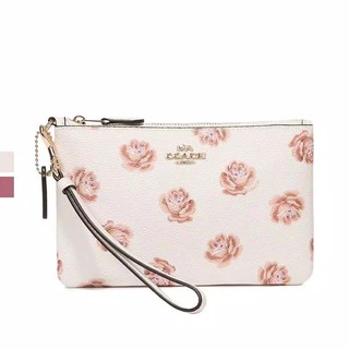 Coach Pouch Dompet Nolita Wrislet Floral Bow Print 100035 