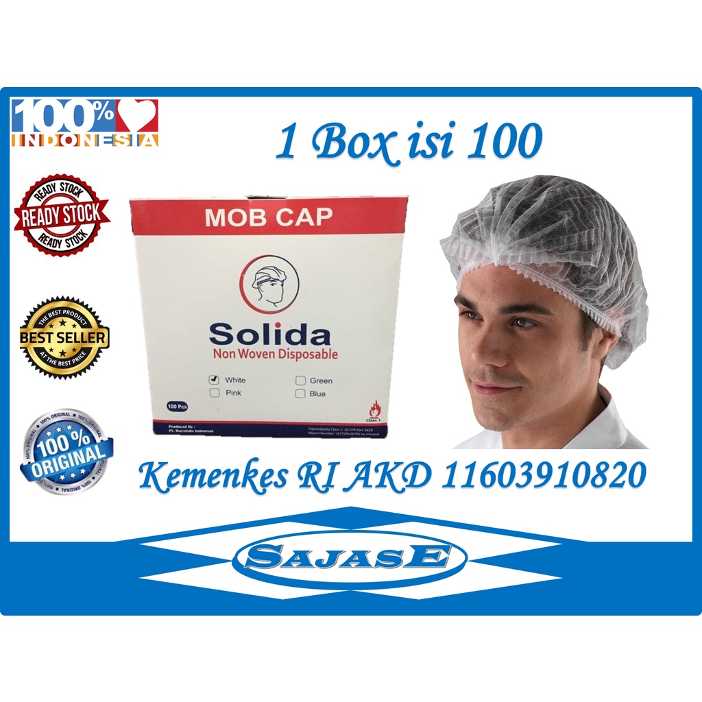 Jual Hair Cap Medis Disposable Nurse Cap Medis Head Cap Medis