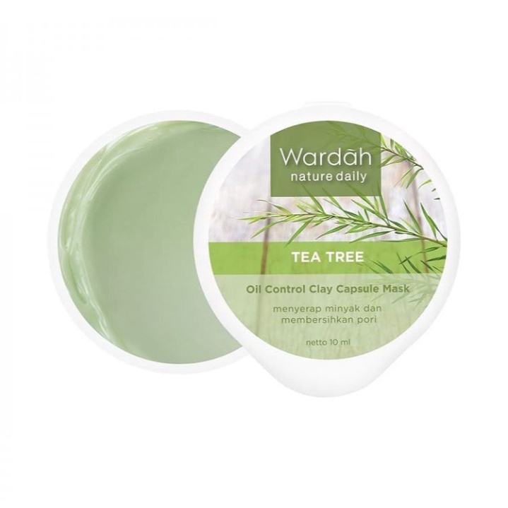 Wardah Nature Daily Tea Tree Oil Control Clay Capsule Mask