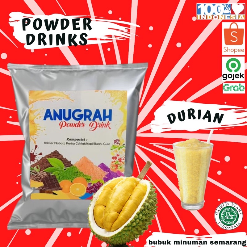 

BUBUK MINUMAN DURIAN reguler 500gr