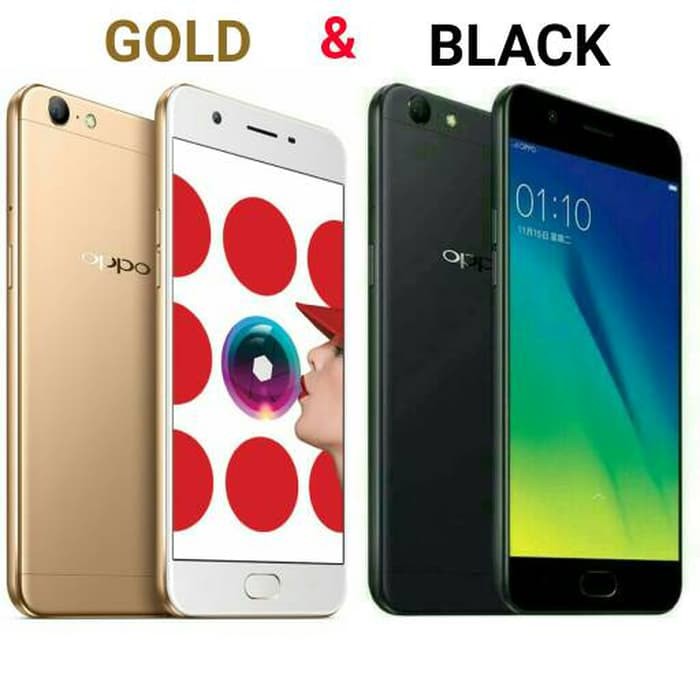 ORIGINAL (ASLI) OPPO A57 RAM 3/32 GOLD & BLACK