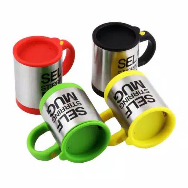Self Stirring Mug - gelas pengaduk minuman - pengaduk minuman otomatis